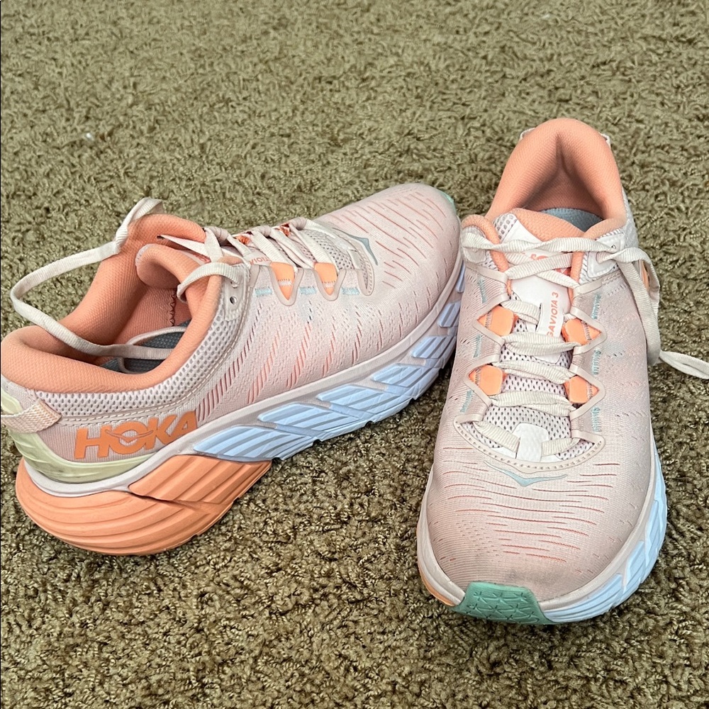 Hoka Women's Coral Gaviota 3 Athletic Shoes